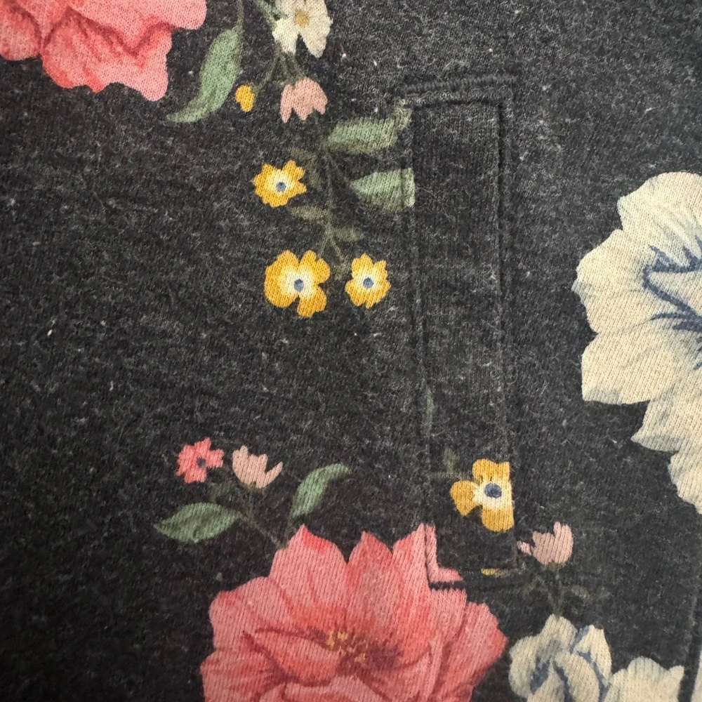 Old Navy Black and Pink Long Sleeve Dress